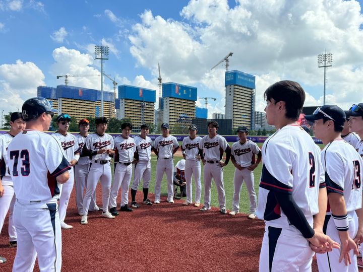 23세 이하 한국 야구대표팀이 9일 중국 사오싱에서 열린 제5회 세계야구선수권대회 오프닝 라운드 B조 4차전에서 베테수엘라에 패했다. (사진=대한야구소프트볼협회 제공) *재판매 및 DB 금지