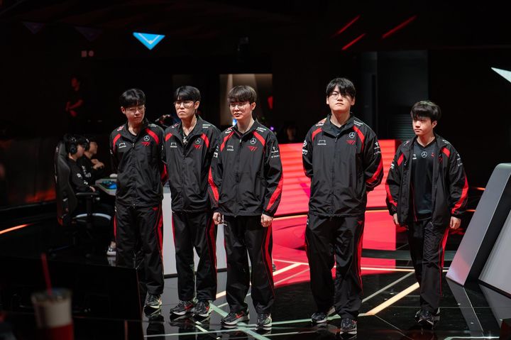 2024 LoL 월드 챔피언십 LCK 대표 선발전에 나서는 T1. (사진 제공=LCK) *재판매 및 DB 금지