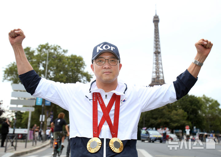 [파리=공동취재단]2024 파리 패럴림픽 대한민국 선수단 MVP 사격 2관왕 박진호. (사진=대한장애인체육회 제공)