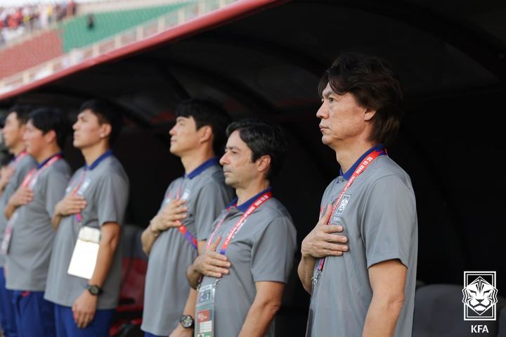 [서울=뉴시스] 홍명보 축구대표팀 감독. (사진=대한축구협회 제공)