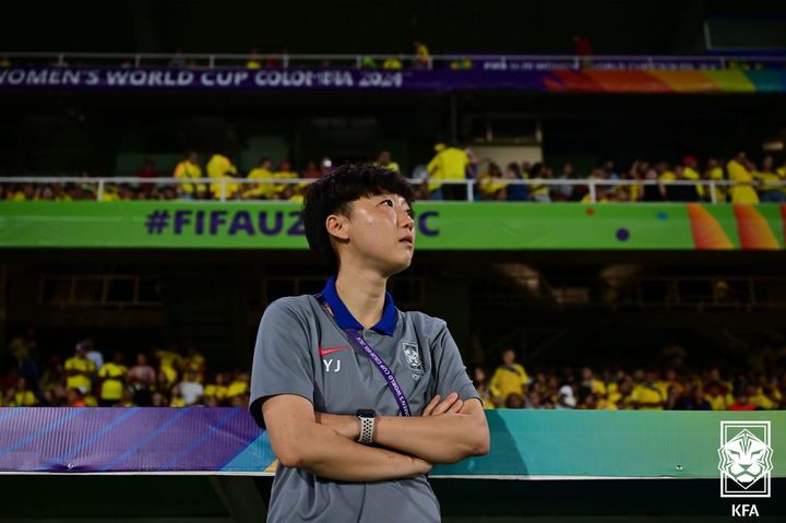 [서울=뉴시스]U-20 여자축구 박윤정 감독. (사진=대한축구협회 제공)