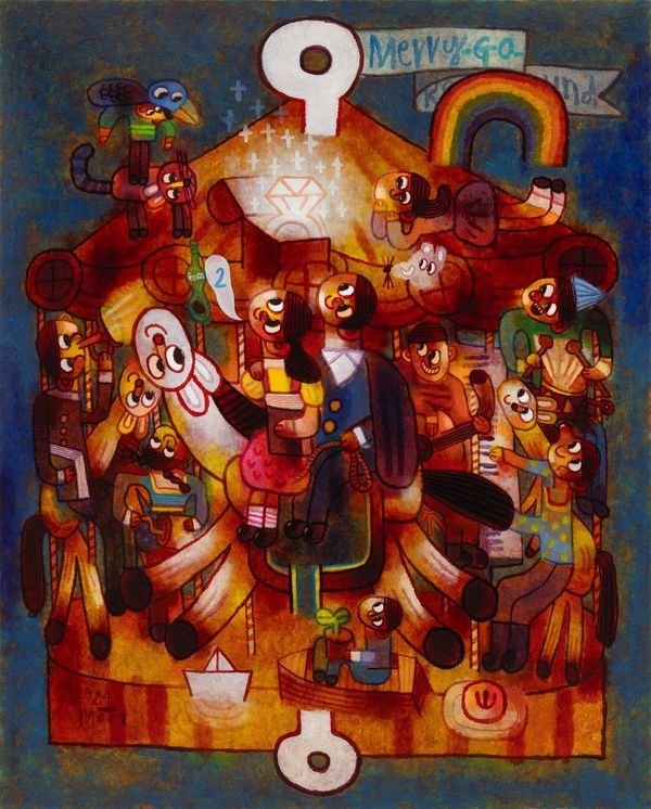 Merry-go-round, 2024, Oil on canvas, 162.2 x 130.3cm  *재판매 및 DB 금지