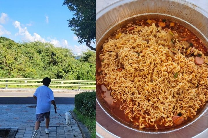 [서울=뉴시스] 방송인 최동석이 자녀와의 일상을 공개했다. (사진=최동석 인스타그램 캡처) 2024.09.19. photo@newsis.com   *재판매 및 DB 금지