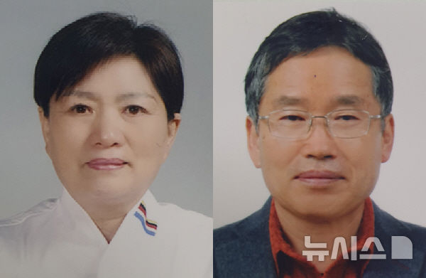 조정숙(왼쪽), 최호병 씨  