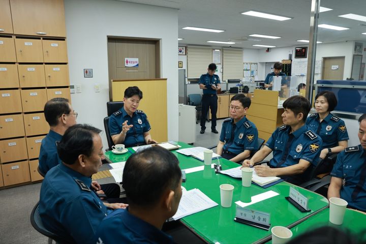 이승협 대구경찰청장 중부서 중앙파출소 현장방문 *재판매 및 DB 금지