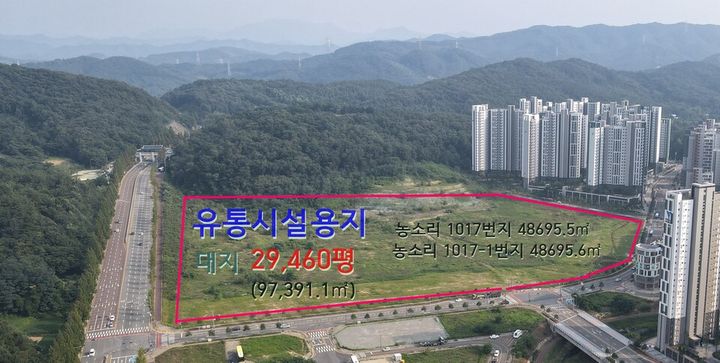 [계룡=뉴시스]이케아계룡점 부지(계룡시 두마면 농소리). 2024. 09. 20  *재판매 및 DB 금지