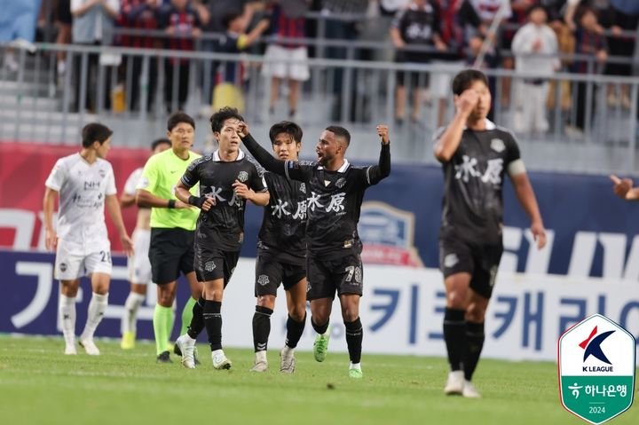 [서울=뉴시스] 프로축구 K리그1 수원FC의 안데르손. (사진=한국프로축구연맹 제공) *재판매 및 DB 금지