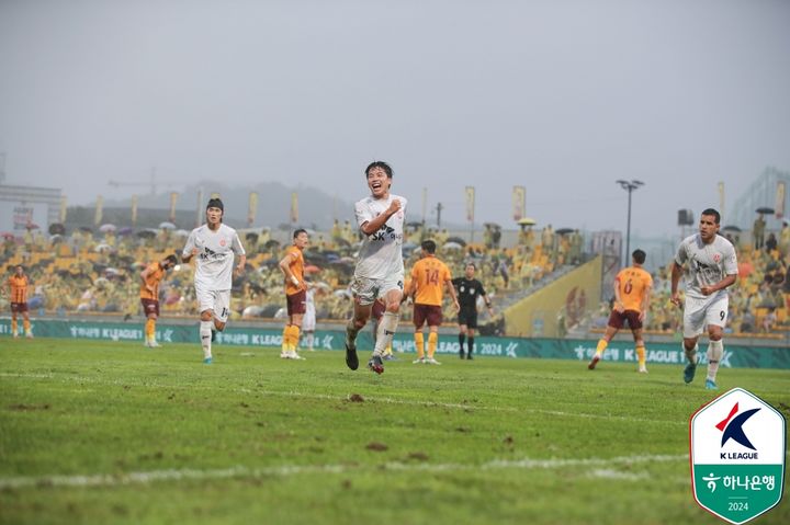 [서울=뉴시스]K리그1 제주, 광주 제압. (사진=프로축구연맹 제공)