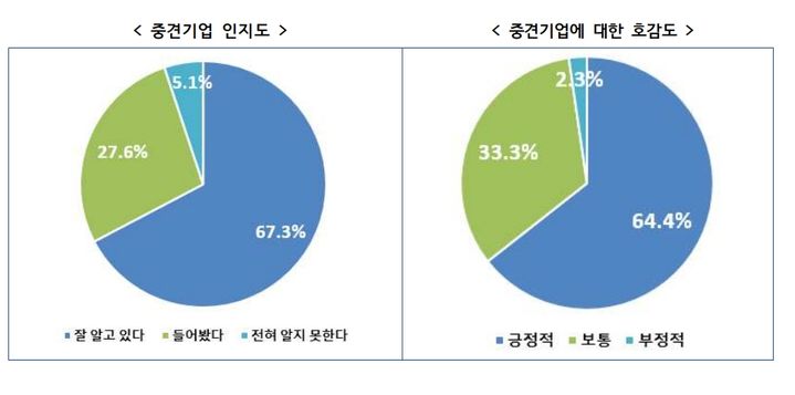 [서울=뉴시스]중견련, 중견기업법 시행 10주년 맞아 국민 인식 조사.(사진=한국중견기업연합회 제공) *재판매 및 DB 금지