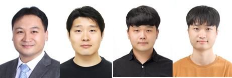 왼쪽부터 김명기 고려대 교수, 노유신 건국대 교수, 박병준 고려대 제1저자, 김민우 건국대 제1저자 *재판매 및 DB 금지