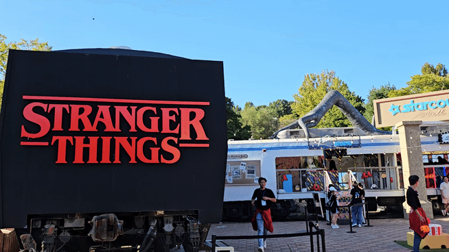 [용인=뉴시스] 구예지 기자=에버랜드가 넷플릭스 인기 콘텐츠 '지금 우리 학교는', '기묘한 이야기'와 협업해 테마존을 꾸몄다. *재판매 및 DB 금지