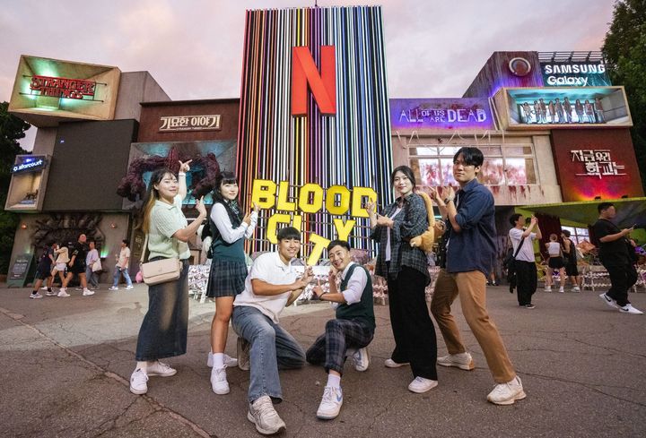 에버랜드 블러드시티 시그니처 게이트 모습.(사진=삼성물산 리조트 부문 제공) *재판매 및 DB 금지