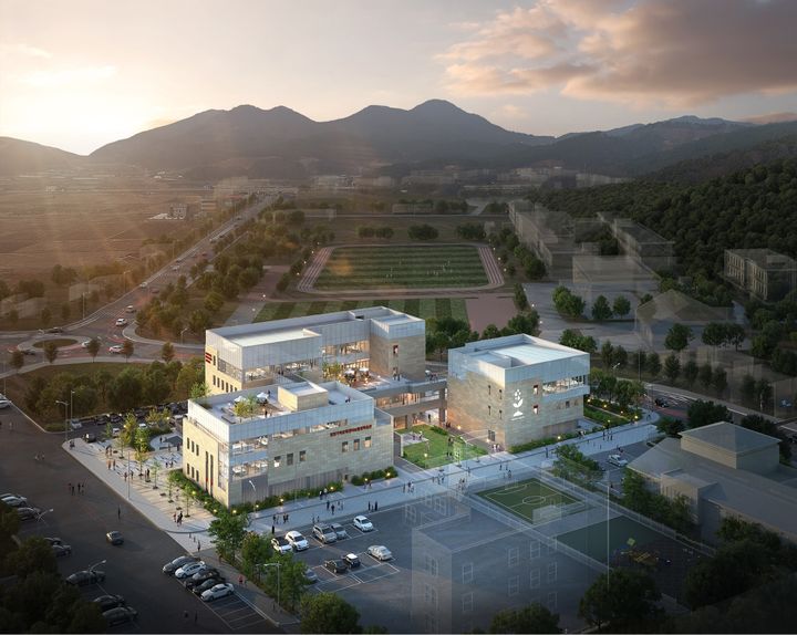 [청양=뉴시스] 충남 청양 가족문화센터·평생학습관 조감도. *재판매 및 DB 금지