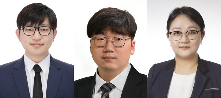 왼쪽부터 남정태 물리천문학과 선임(연구책임), 전재호 물리천문학과 공동연구원, 박현정 바이오융합공학과 공동연구원 (제공=세종대) *재판매 및 DB 금지