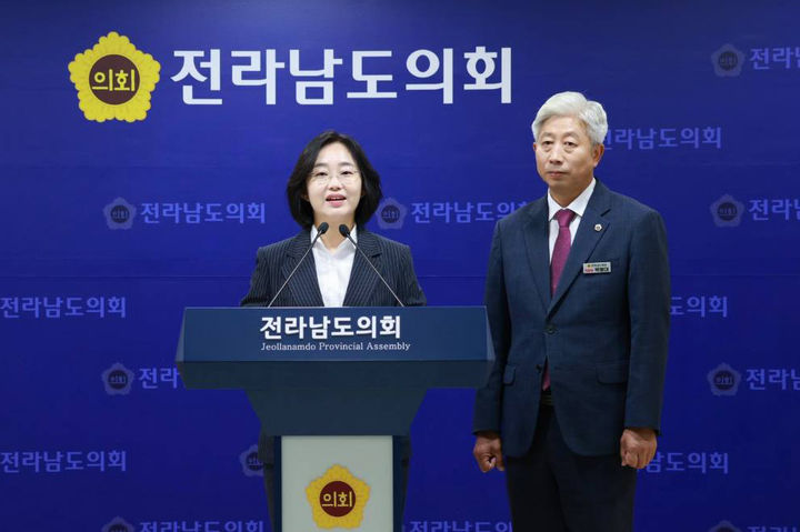 진보당 김재연 상임대표와 박형대 전남도의원. (사진=진보당 제공) *재판매 및 DB 금지