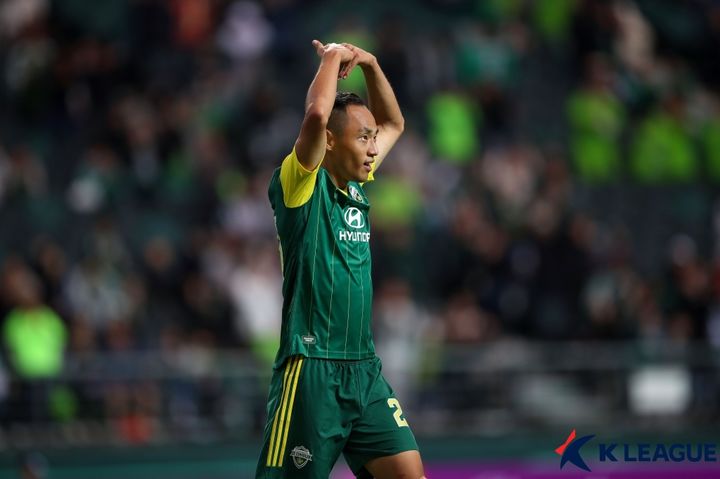 [서울=뉴시스] 프로축구 K리그1 전북현대의 문선민. (사진=한국프로축구연맹 제공) *재판매 및 DB 금지