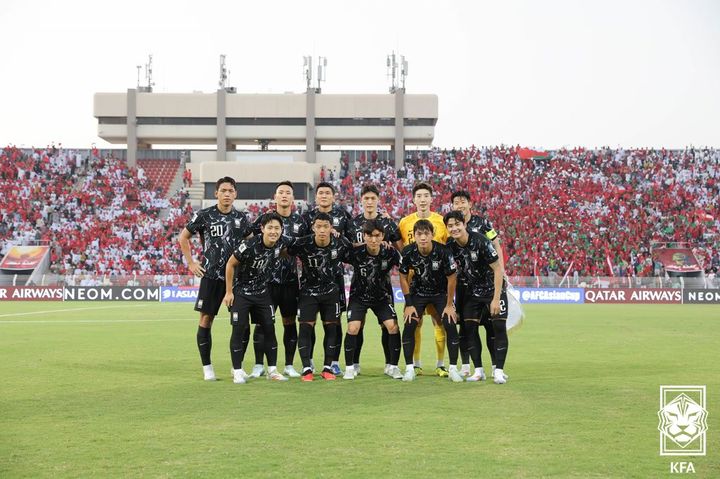 [서울=뉴시스] 홍명보 감독이 이끄는 축구대표팀. (사진=대한축구협회 제공) *재판매 및 DB 금지