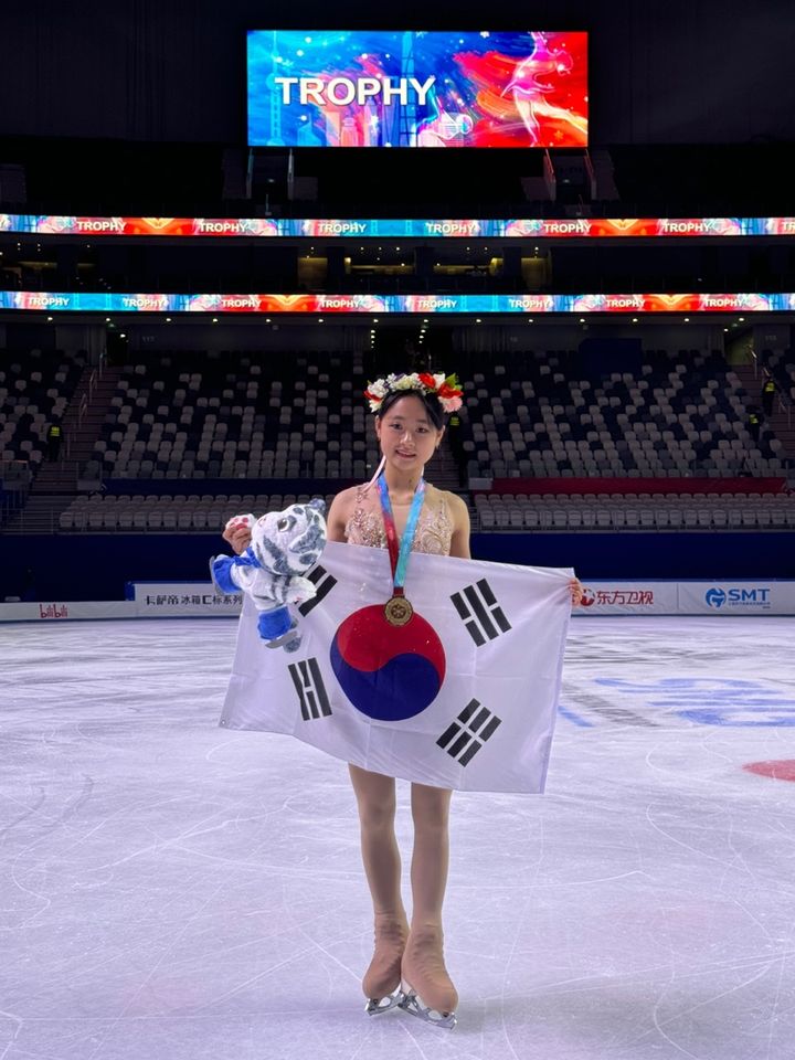 [서울=뉴시스] 한국 피겨스케이팅 여자 싱글 김채연. (사진 = 올댓스포츠 제공) *재판매 및 DB 금지