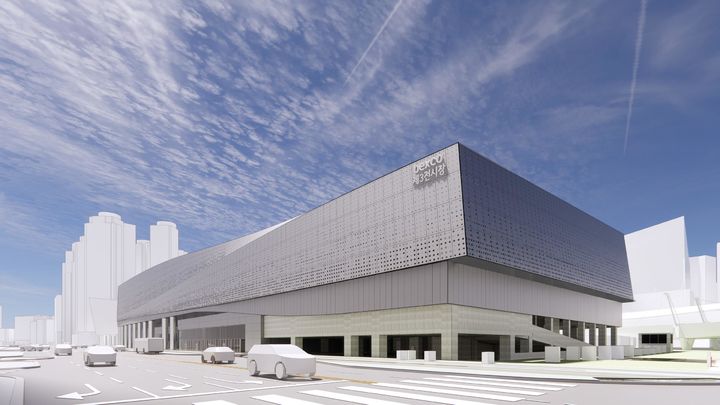 [부산=뉴시스] 부산 벡스코 제3전시장 조감도 (그림=부산시 제공) 2024.10.07. photo@newsis.com *재판매 및 DB 금지