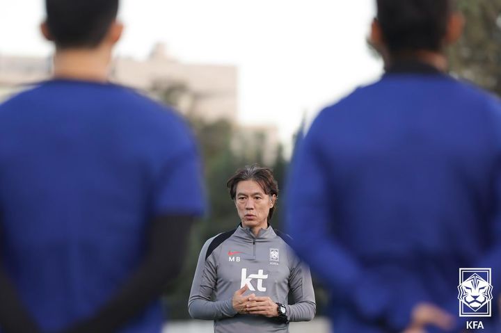 [서울=뉴시스]홍명보 축구대표팀 감독. (사진=대한축구협회 제공)