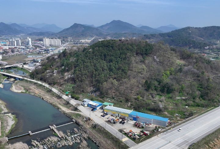 [순창=뉴시스] 순창군이 생활밀착형 숲 조성을 추진하는 대동산 전경. *재판매 및 DB 금지
