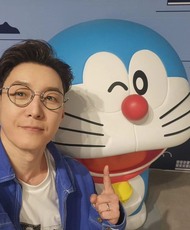 [서울=뉴시스] 배우 심형탁이 일본 애니메이션 '도라에몽'의 목소리를 26년간 담당했던 성우 오오야마 노부요(본명 야마시타 노부요)의 별세를 애도했다. (사진=심형탁 인스타그램) *재판매 및 DB 금지