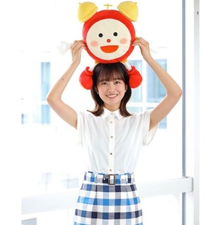 [서울=뉴시스]일본의 인기 아이돌 그룹 사쿠라자카46 출신 하라다 아오이가 아이돌에서 아나운서가 된 후 소감에 대해 인터뷰했다.(사진=인스타그램) *재판매 및 DB 금지