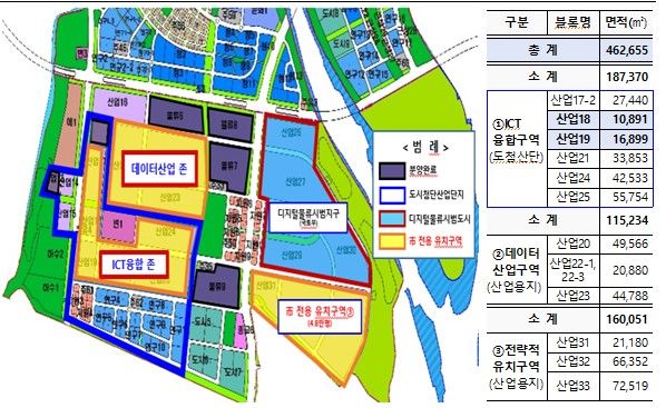 [부산=뉴시스] 부산 강서구 에코델타시티 기업 유치 전용구역도. (사진=부산시 제공) *재판매 및 DB 금지