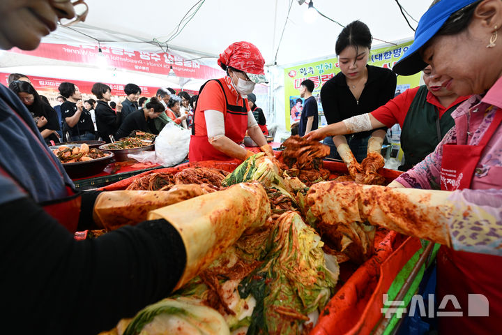 [광주=뉴시스] 광주 김치축제. (사진=뉴시스 DB). photo@newsis.com
