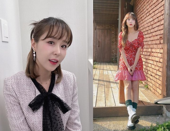 [서울=뉴시스] 그룹 코요태의 신지(42)가 다이어트에 성공해 물 오른 미모로 눈길을 끌고 있다. (사진=신지 인스타그램) *재판매 및 DB 금지