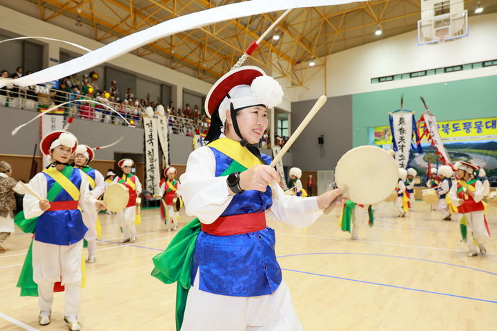 예천군문화체육센터에서 '제30회 경상북도 풍물대축제'가 열리고 있다. (사진=예천군 제공) *재판매 및 DB 금지