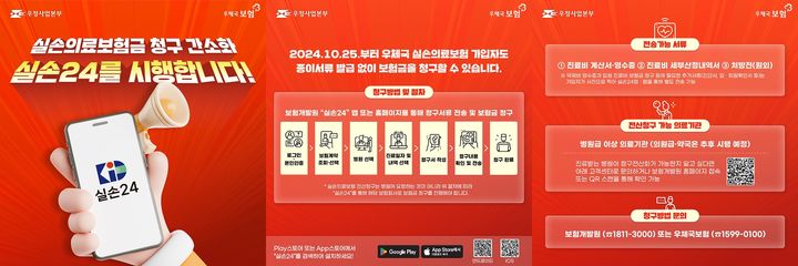 [서울=뉴시스] 오는 25일부터 민영보험사와 동시에 우체국보험 가입자도 '실손보험금 청구 간소화 서비스'를 이용할 수 있게된다. (사진=우정사업본부 제공) *재판매 및 DB 금지