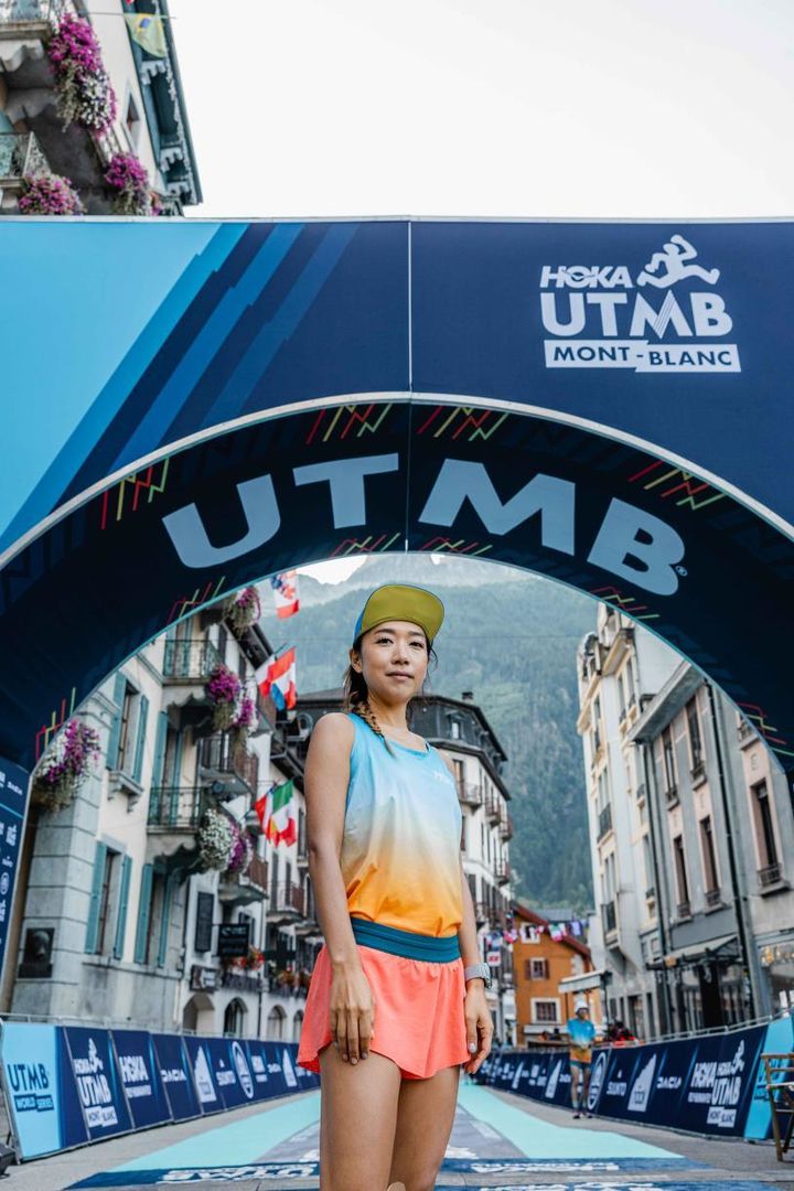 [부산=뉴시스] 2022 UTMB CCC(100㎞) 코스에서 한국 여성 신기록을 수립한 김진희 마라토너. (사진=부산테크노파크 제공) 2024.10.23. photo@newsis.com *재판매 및 DB 금지