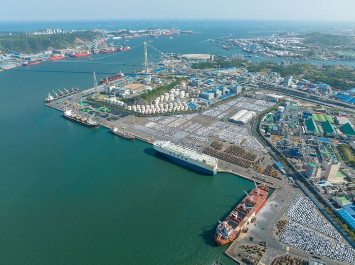 [울산=뉴시스] 울산항 전경. (사진=울산항만공사 제공) photo@newsis.com *재판매 및 DB 금지