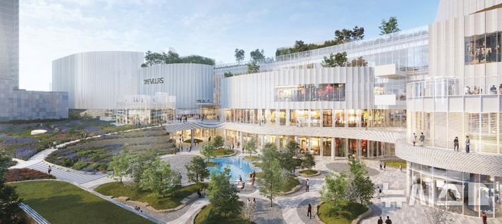 [서울=뉴시스]타임빌라스 송도 조감도.2024.10.24.(사진=롯데백화점 제공)photo@newsis.com