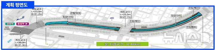 [서울=뉴시스]서울 은평구가 복원되는 녹번천에 '독도 조형물' 설치를 추진한다. 하천 내 독도 조형물이 설치되는 것은 전국에서 처음이다. (사진=은평구 제공). 2024.10.24. photo@newsis.com  