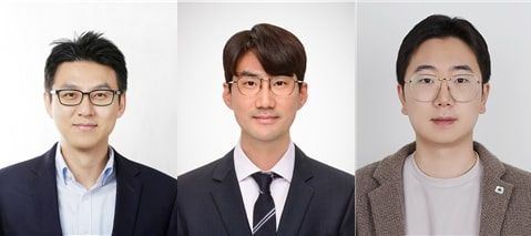 왼쪽부터 박혜성 교수, 최윤성 박사(공동 제1저자), 구동환 박사(공동 제1저자) (사진=고려대 제공) *재판매 및 DB 금지