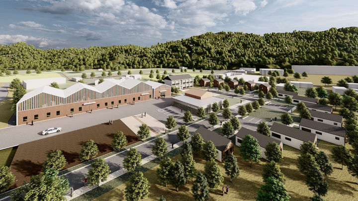 보은군 농업 융복합지원센터 조감도 *재판매 및 DB 금지