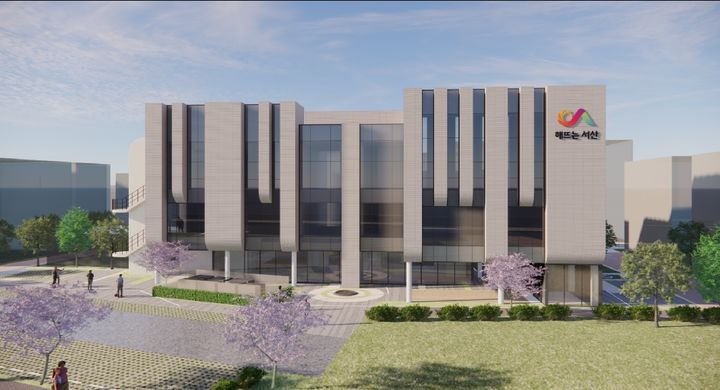 [서산=뉴시스] 서산시 동문동 958-1 일원에 2026년 하반기 들어설 문화교류플랫폼 조감도. (사진=서산시 제공) 2024.10.28. *재판매 및 DB 금지