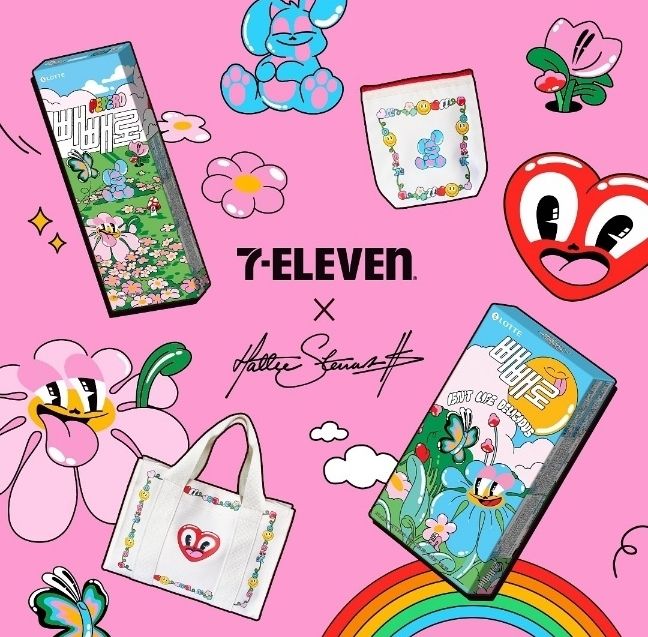 세븐일레븐-해티스튜어트 협업. (사진=세븐일레븐 제공) *재판매 및 DB 금지
