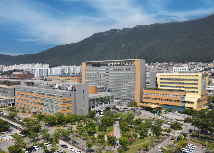 [양산=뉴시스] 양산부산대학교병원 전경. (사진=뉴시스 DB). photo@newsis.com *재판매 및 DB 금지