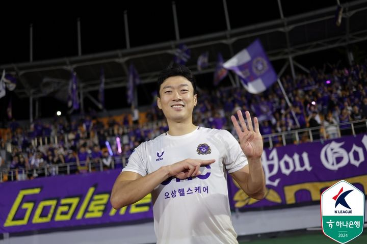 [서울=뉴시스]K리그2 안양 김정현. (사진=프로축구연맹 제공)