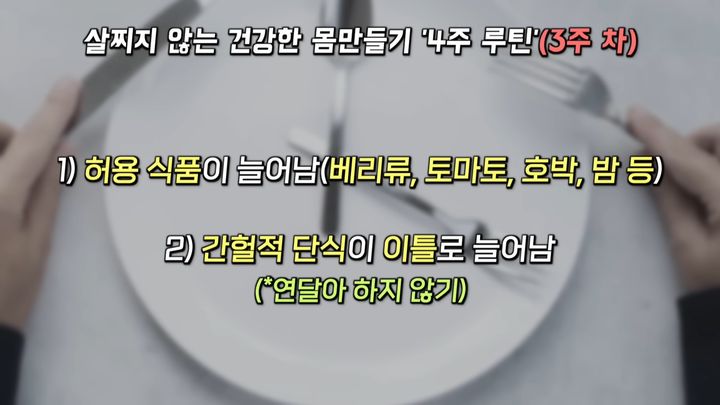 [서울=뉴시스] 박용우 교수가 소개하는 스위치온 다이어트 방법 (사진= 유튜브 '빅퀘스천' 캡처 ) 2024.11.10. photo@newsis.com *재판매 및 DB 금지