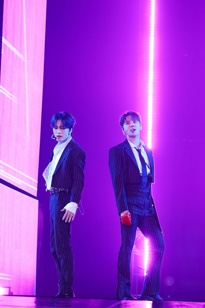 [서울=뉴시스] JX 콘서트 김재중, 김준수. (사진 = 팜트리아일랜드, iNKODE 제공) 2024.11.10. photo@newsis.com *재판매 및 DB 금지