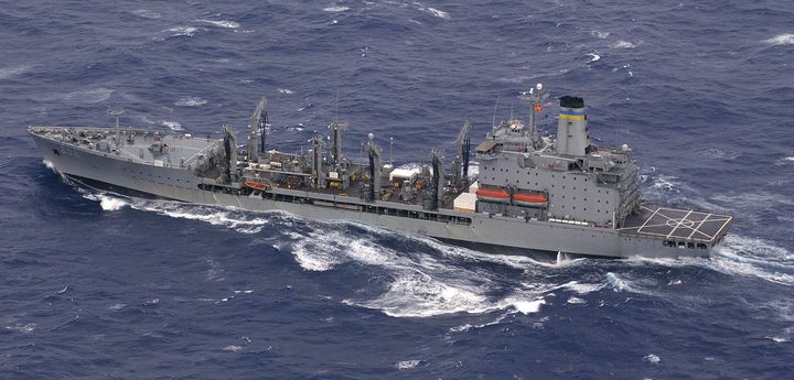 [서울=뉴시스]한화오션이 미국 해군 함정 두번째 MRO 사업으로 수주한 ‘USNS YUKON’함 (사진=한화오션) 2024.11.12 photo@newsis.com *재판매 및 DB 금지