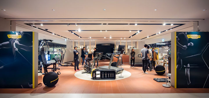 테크노짐이 롯데백화점 잠실점에 오픈한 팝업스토어.(사진=테크노짐 제공) *재판매 및 DB 금지