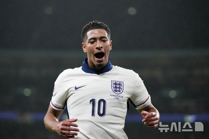 [런던=AP/뉴시스] 주드 벨링엄, 5개월 만에 잉글랜드 축구 국가대표팀 복귀. 2024.11.17.