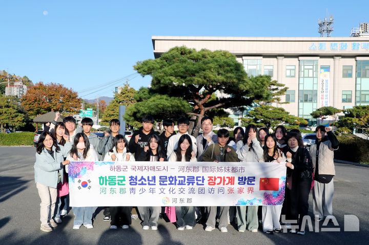 하동군 청소년문화교류단, 자매도시 중국 장자제시 갔다