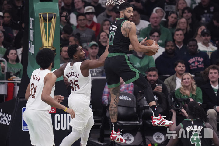[보스턴=AP/뉴시스]NBA 보스턴 간판 테이텀. 2024.11.19.