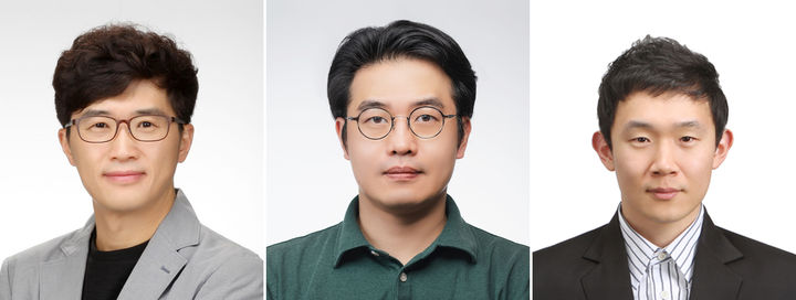 왼쪽부터 김현석 동국대 교수, 이경진·김현유 충남대 교수 (사진=동국대 제공) *재판매 및 DB 금지